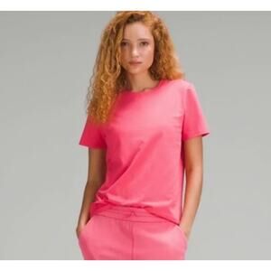 Lululemon Love Crew Tee Glaze Pink Women's Size 14